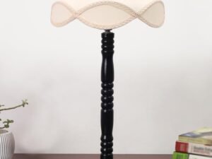 Multicolor Table Lamp | Artistic Mosaic Glass with Sturdy Wood Base | Decorative Ambient Light for Home D�cor | Perfect Blend of Modern & Traditional Style - Model DBH15