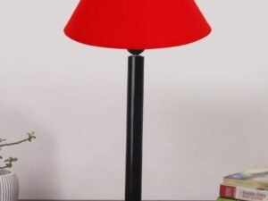 Multicolor Table Lamp | Artistic Mosaic Glass with Sturdy Wood Base | Decorative Ambient Light for Home D�cor | Perfect Blend of Modern & Traditional Style - Model DBH27