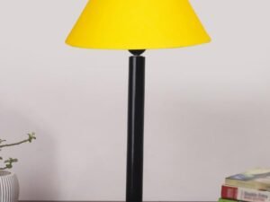 Multicolor Table Lamp | Artistic Mosaic Glass with Sturdy Wood Base | Decorative Ambient Light for Home D�cor | Perfect Blend of Modern & Traditional Style - Model DBH29
