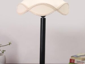 Multicolor Table Lamp | Artistic Mosaic Glass with Sturdy Wood Base | Decorative Ambient Light for Home D�cor | Perfect Blend of Modern & Traditional Style - Model DBH39