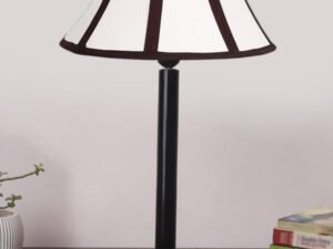 Multicolor Table Lamp | Artistic Mosaic Glass with Sturdy Wood Base | Decorative Ambient Light for Home D�cor | Perfect Blend of Modern & Traditional Style - Model DBH44