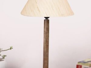Multicolor Table Lamp | Artistic Mosaic Glass with Sturdy Wood Base | Decorative Ambient Light for Home D�cor | Perfect Blend of Modern & Traditional Style - Model DBH73
