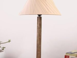 Multicolor Table Lamp | Artistic Mosaic Glass with Sturdy Wood Base | Decorative Ambient Light for Home D�cor | Perfect Blend of Modern & Traditional Style - Model DBH94