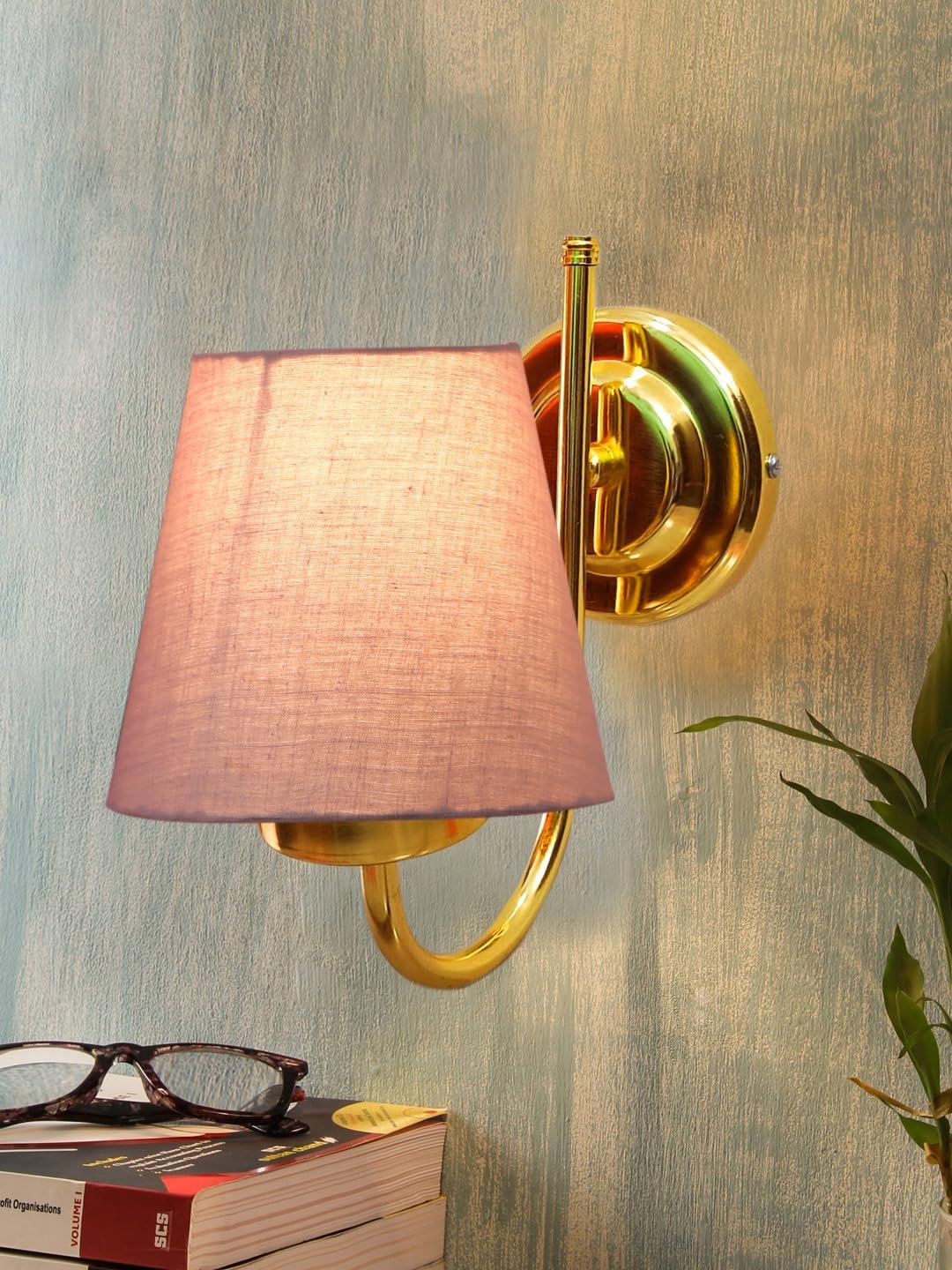 Multicolor Wall Lamp | Elegant Jute Material | Stylish Ambient Light for Home, Office, Living Room, Bedroom, Hallway | Modern Decorative Wall Sconce - Model DBS06