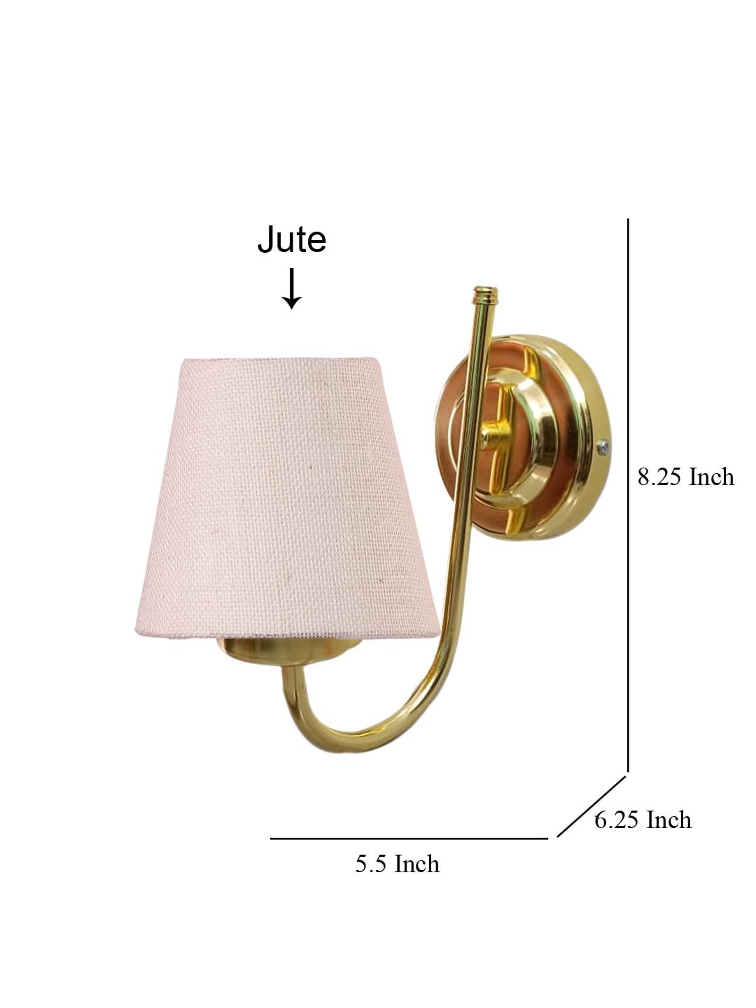 Multicolor Wall Lamp | Elegant Jute Material | Stylish Ambient Light for Home, Office, Living Room, Bedroom, Hallway | Modern Decorative Wall Sconce - Model DBS09