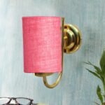 Multicolor Wall Lamp | Elegant Jute Material | Stylish Ambient Light for Home, Office, Living Room, Bedroom, Hallway | Modern Decorative Wall Sconce – Model DBS25