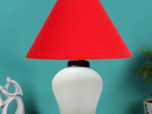 Multicolor Table Lamp | Artistic Mosaic Glass with Sturdy Wood Base | Decorative Ambient Light for Home D�cor | Perfect Blend of Modern & Traditional Style - Model DDG78