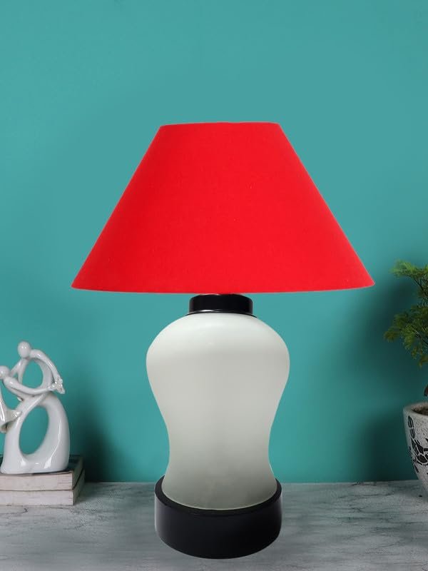 Multicolor Table Lamp | Artistic Mosaic Glass with Sturdy Wood Base | Decorative Ambient Light for Home D�cor | Perfect Blend of Modern & Traditional Style - Model DDG78