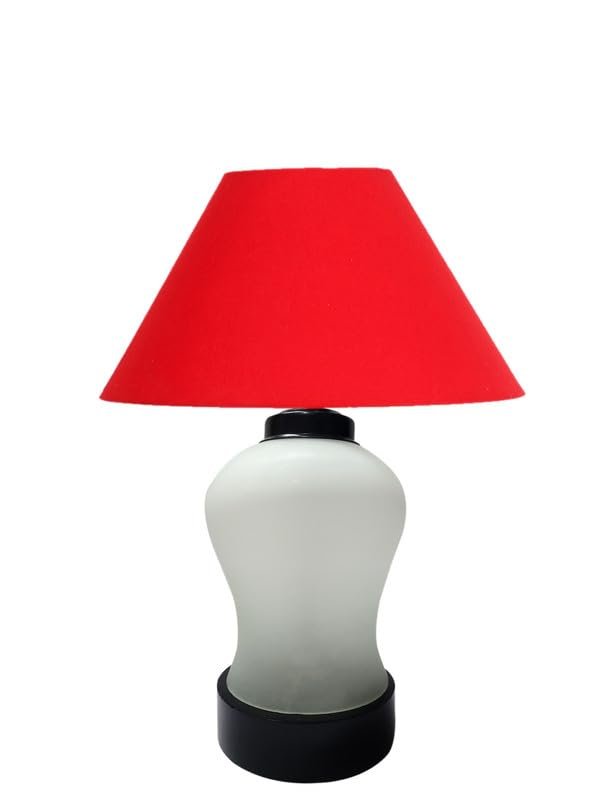 Multicolor Table Lamp | Artistic Mosaic Glass with Sturdy Wood Base | Decorative Ambient Light for Home D�cor | Perfect Blend of Modern & Traditional Style - Model DDG78