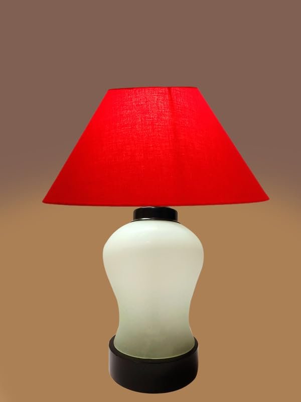 Multicolor Table Lamp | Artistic Mosaic Glass with Sturdy Wood Base | Decorative Ambient Light for Home D�cor | Perfect Blend of Modern & Traditional Style - Model DDG78
