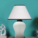 Multicolor Table Lamp | Artistic Mosaic Glass with Sturdy Wood Base | Decorative Ambient Light for Home D�cor | Perfect Blend of Modern & Traditional Style – Model DDG82