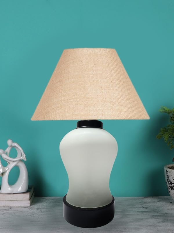 Multicolor Table Lamp | Artistic Mosaic Glass with Sturdy Wood Base | Decorative Ambient Light for Home D�cor | Perfect Blend of Modern & Traditional Style - Model DDG83