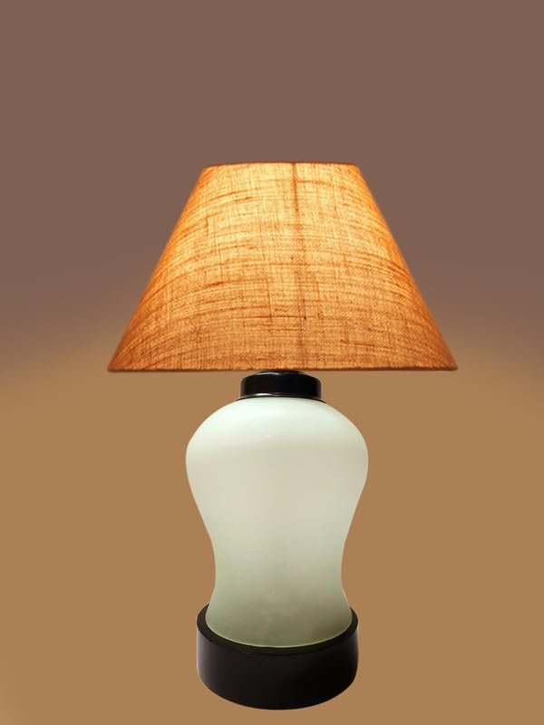 Multicolor Table Lamp | Artistic Mosaic Glass with Sturdy Wood Base | Decorative Ambient Light for Home D�cor | Perfect Blend of Modern & Traditional Style - Model DDG83