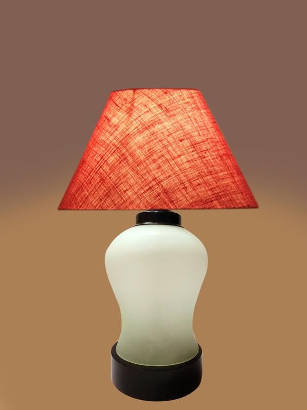 Multicolor Table Lamp | Artistic Mosaic Glass with Sturdy Wood Base | Decorative Ambient Light for Home D�cor | Perfect Blend of Modern & Traditional Style - Model DDG84