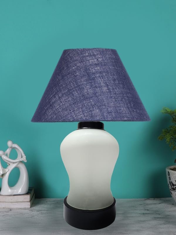 Multicolor Table Lamp | Artistic Mosaic Glass with Sturdy Wood Base | Decorative Ambient Light for Home D�cor | Perfect Blend of Modern & Traditional Style - Model DDG86