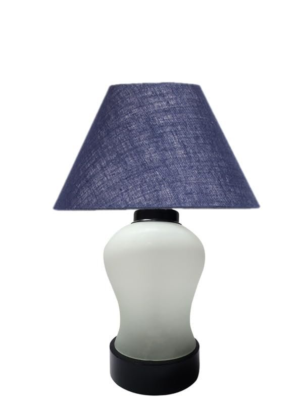 Multicolor Table Lamp | Artistic Mosaic Glass with Sturdy Wood Base | Decorative Ambient Light for Home D�cor | Perfect Blend of Modern & Traditional Style - Model DDG86