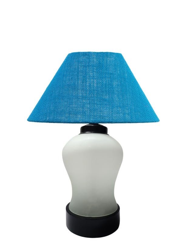 Multicolor Table Lamp | Artistic Mosaic Glass with Sturdy Wood Base | Decorative Ambient Light for Home D�cor | Perfect Blend of Modern & Traditional Style - Model DDG94