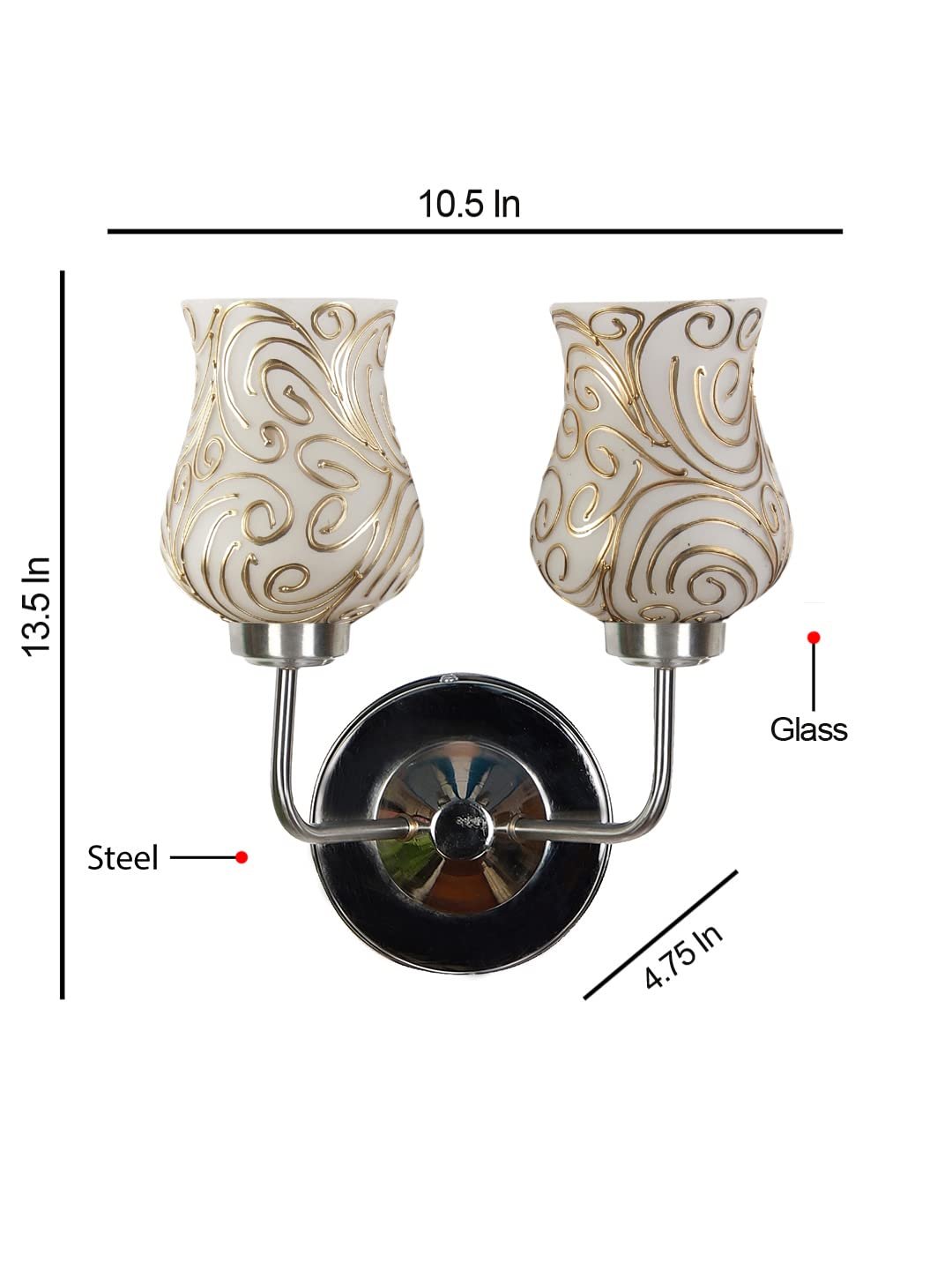 Multicolor Wall Lamp | Elegant Mosaic Glass & Wood Design | Stylish Ambient Light for Home, Office, Living Room, Bedroom, Hallway | Modern Decorative Wall Sconce - Model DGJ55