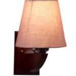 Multicolor Wall Lamp | Elegant Fabric & Wood Design | Stylish Ambient Light for Home, Office, Living Room, Bedroom, Hallway | Modern Decorative Wall Sconce – Model DGZ24