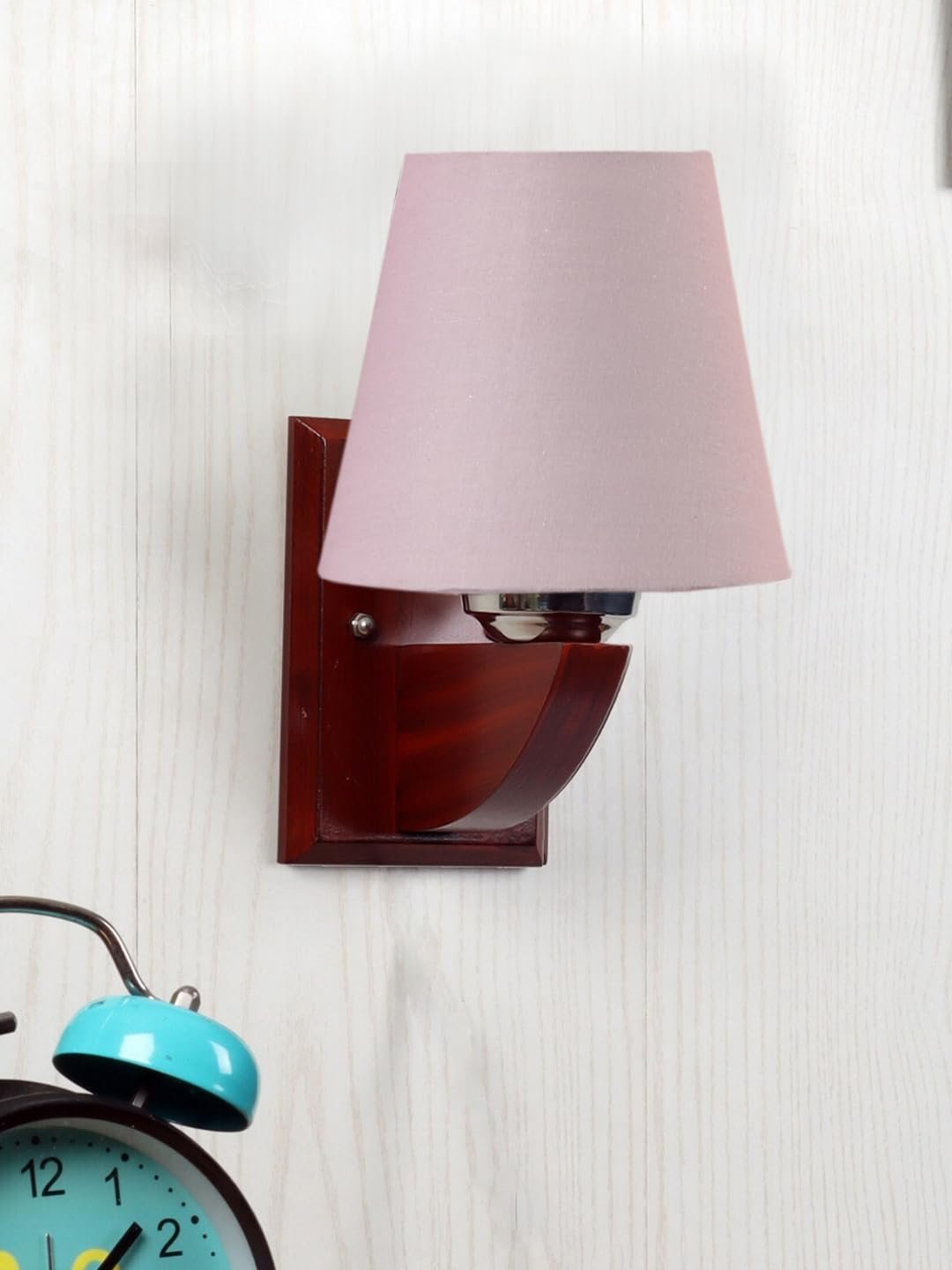 Multicolor Wall Lamp | Elegant Fabric & Wood Design | Stylish Ambient Light for Home, Office, Living Room, Bedroom, Hallway | Modern Decorative Wall Sconce - Model DGZ24