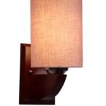 Multicolor Wall Lamp | Elegant Fabric & Wood Design | Stylish Ambient Light for Home, Office, Living Room, Bedroom, Hallway | Modern Decorative Wall Sconce – Model DGZ39