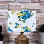 Multicolor Table Lamp | Artistic Mosaic Glass with Sturdy Wood Base | Decorative Ambient Light for Home D�cor | Perfect Blend of Modern & Traditional Style – Model DKK34
