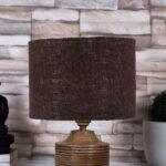 Multicolor Table Lamp | Artistic Mosaic Glass with Sturdy Wood Base | Decorative Ambient Light for Home D�cor | Perfect Blend of Modern & Traditional Style – Model DKK37