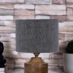 Multicolor Table Lamp | Artistic Mosaic Glass with Sturdy Wood Base | Decorative Ambient Light for Home D�cor | Perfect Blend of Modern & Traditional Style – Model DKK40
