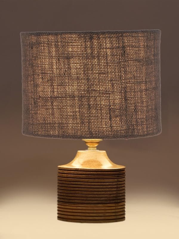 Multicolor Table Lamp | Artistic Mosaic Glass with Sturdy Wood Base | Decorative Ambient Light for Home D�cor | Perfect Blend of Modern & Traditional Style - Model DKK40