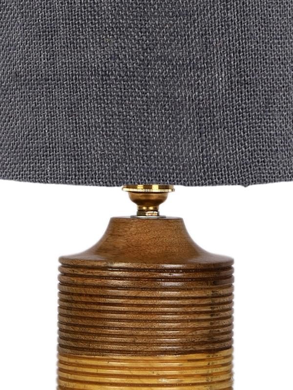 Multicolor Table Lamp | Artistic Mosaic Glass with Sturdy Wood Base | Decorative Ambient Light for Home D�cor | Perfect Blend of Modern & Traditional Style - Model DKK40