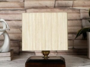 Multicolor Table Lamp | Artistic Mosaic Glass with Sturdy Wood Base | Decorative Ambient Light for Home D�cor | Perfect Blend of Modern & Traditional Style - Model DKK66