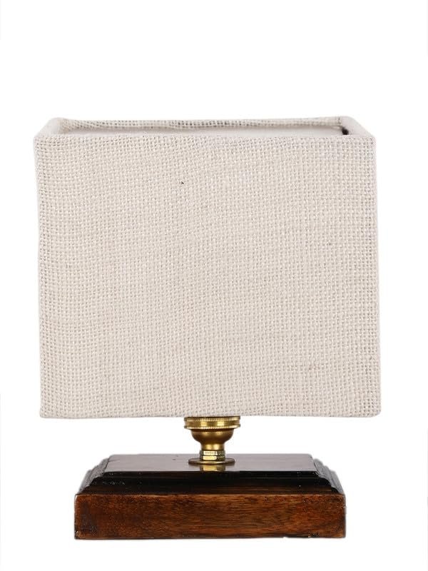 Multicolor Table Lamp | Artistic Mosaic Glass with Sturdy Wood Base | Decorative Ambient Light for Home D�cor | Perfect Blend of Modern & Traditional Style - Model DKK74
