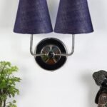 Multicolor Wall Lamp | Elegant Jute Material | Stylish Ambient Light for Home, Office, Living Room, Bedroom, Hallway | Modern Decorative Wall Sconce – Model DKV102