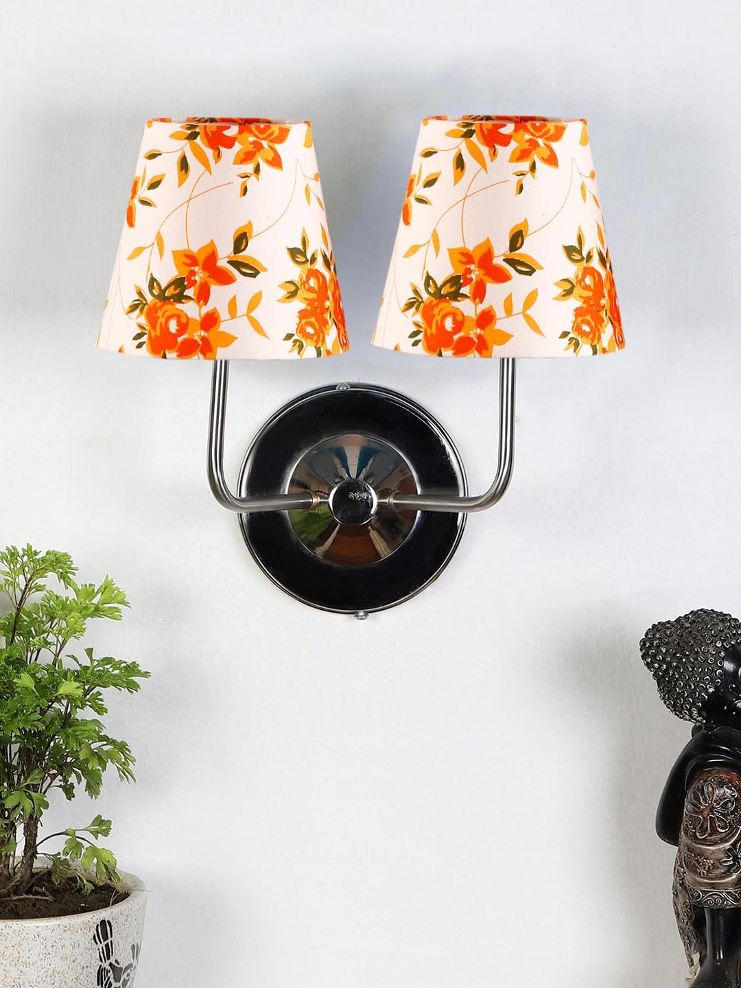Multicolor Wall Lamp | Elegant Cotton Design | Stylish Ambient Light for Home, Office, Living Room, Bedroom, Hallway | Modern Decorative Wall Sconce - Model DKV104