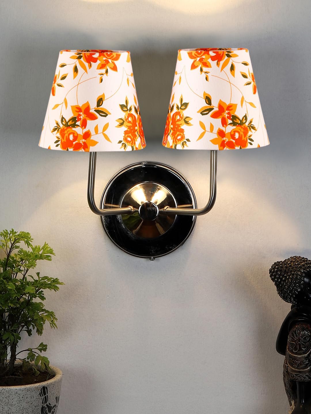 Multicolor Wall Lamp | Elegant Cotton Design | Stylish Ambient Light for Home, Office, Living Room, Bedroom, Hallway | Modern Decorative Wall Sconce - Model DKV104