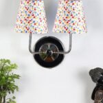 Multicolor Wall Lamp | Elegant Cotton Design | Stylish Ambient Light for Home, Office, Living Room, Bedroom, Hallway | Modern Decorative Wall Sconce – Model DKV1