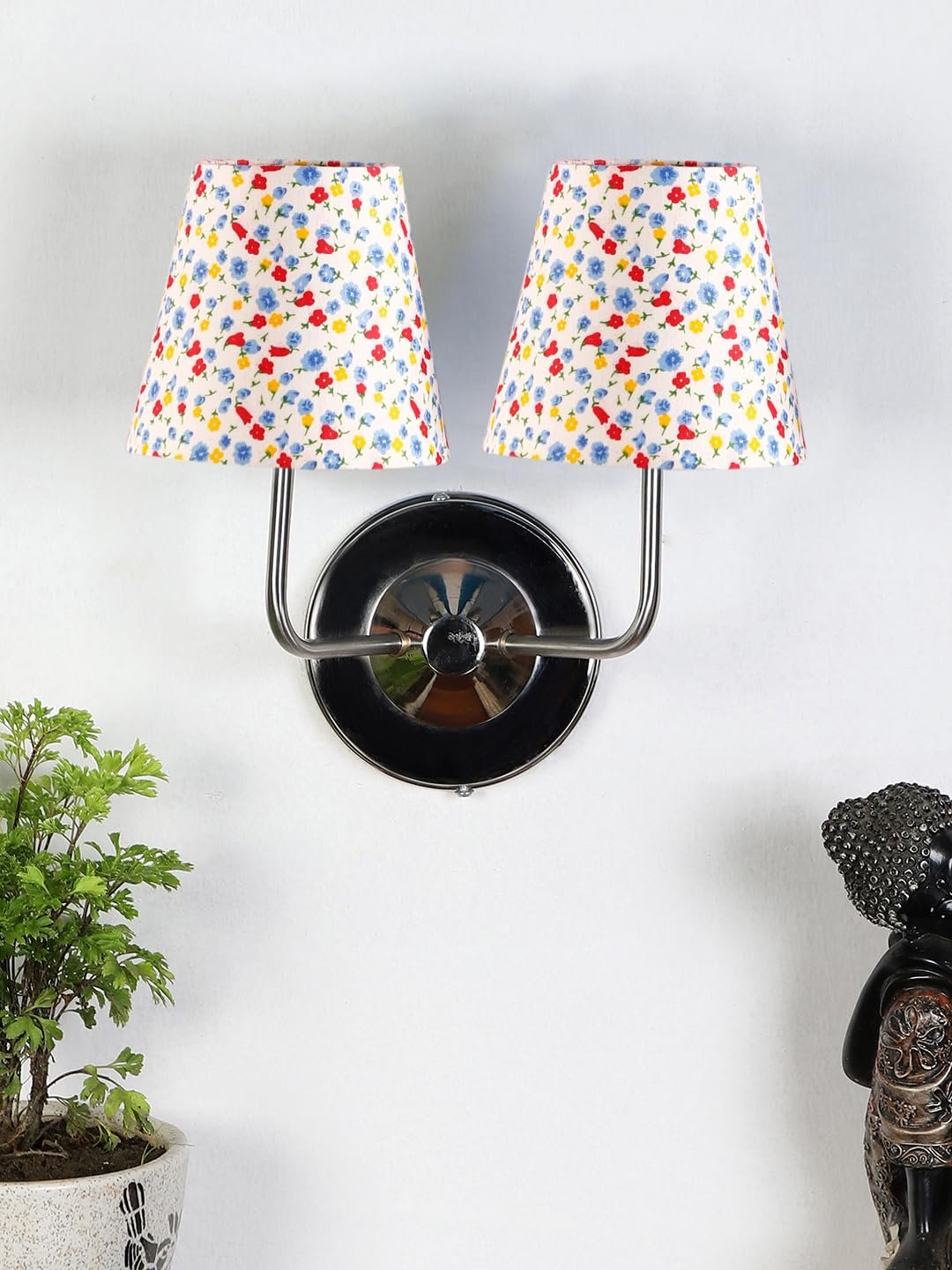 Multicolor Wall Lamp | Elegant Cotton Design | Stylish Ambient Light for Home, Office, Living Room, Bedroom, Hallway | Modern Decorative Wall Sconce - Model DKV1