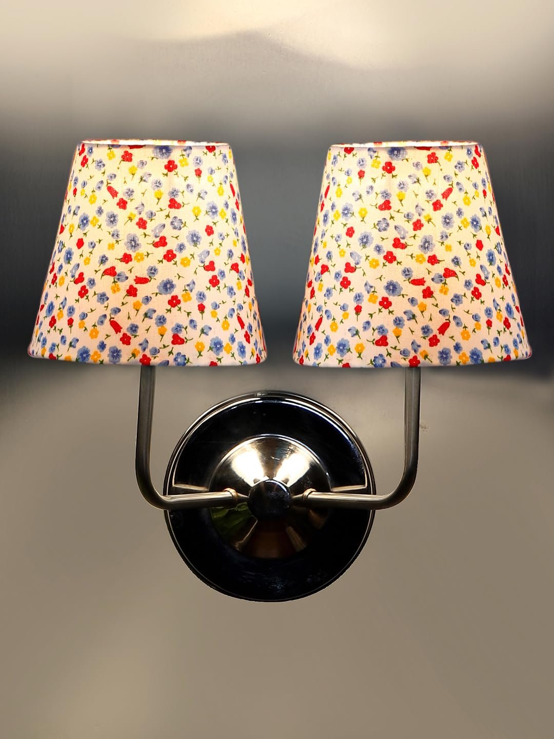 Multicolor Wall Lamp | Elegant Cotton Design | Stylish Ambient Light for Home, Office, Living Room, Bedroom, Hallway | Modern Decorative Wall Sconce - Model DKV1