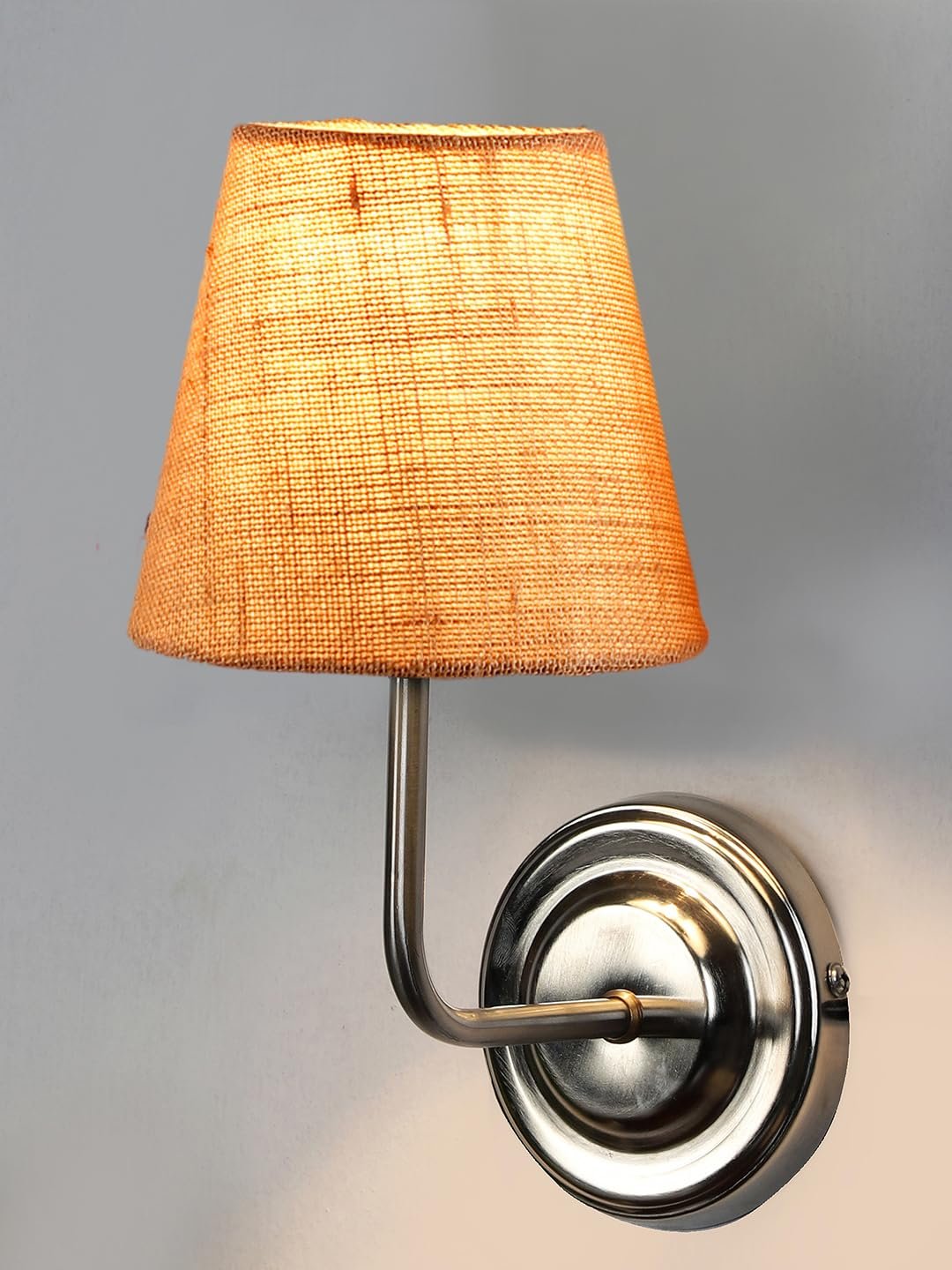 Multicolor Wall Lamp | Elegant Jute Material | Stylish Ambient Light for Home, Office, Living Room, Bedroom, Hallway | Modern Decorative Wall Sconce - Model DKV113