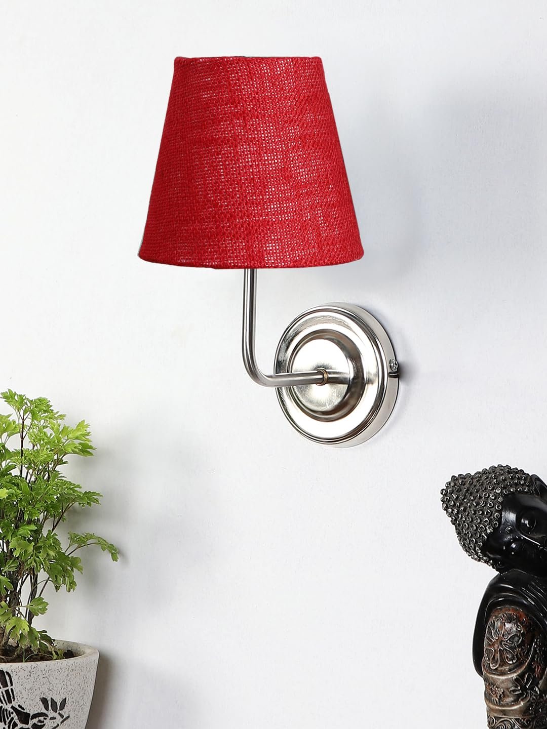 Multicolor Wall Lamp | Elegant Jute Material | Stylish Ambient Light for Home, Office, Living Room, Bedroom, Hallway | Modern Decorative Wall Sconce - Model DKV116