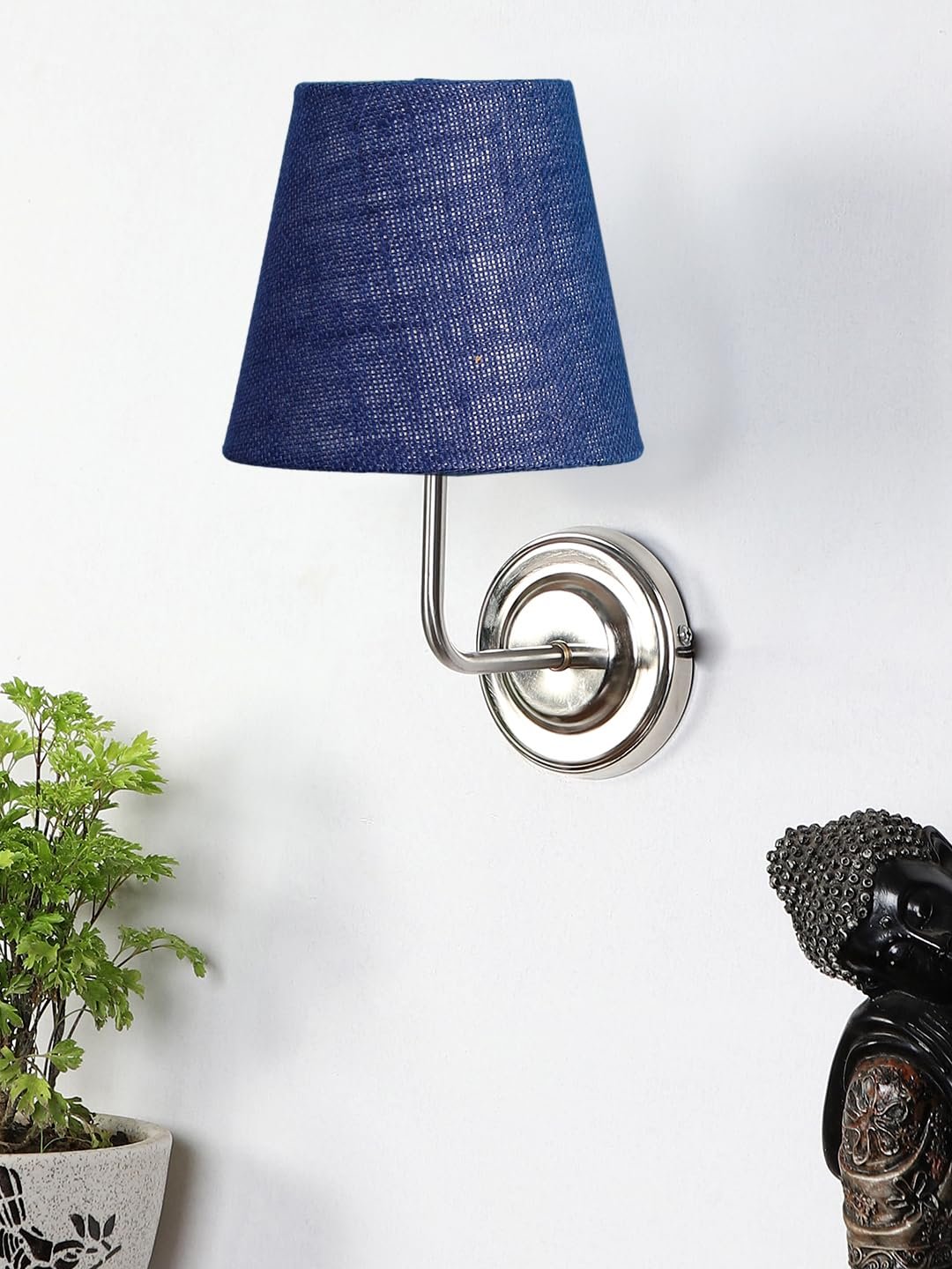 Multicolor Wall Lamp | Elegant Jute Material | Stylish Ambient Light for Home, Office, Living Room, Bedroom, Hallway | Modern Decorative Wall Sconce - Model DKV117