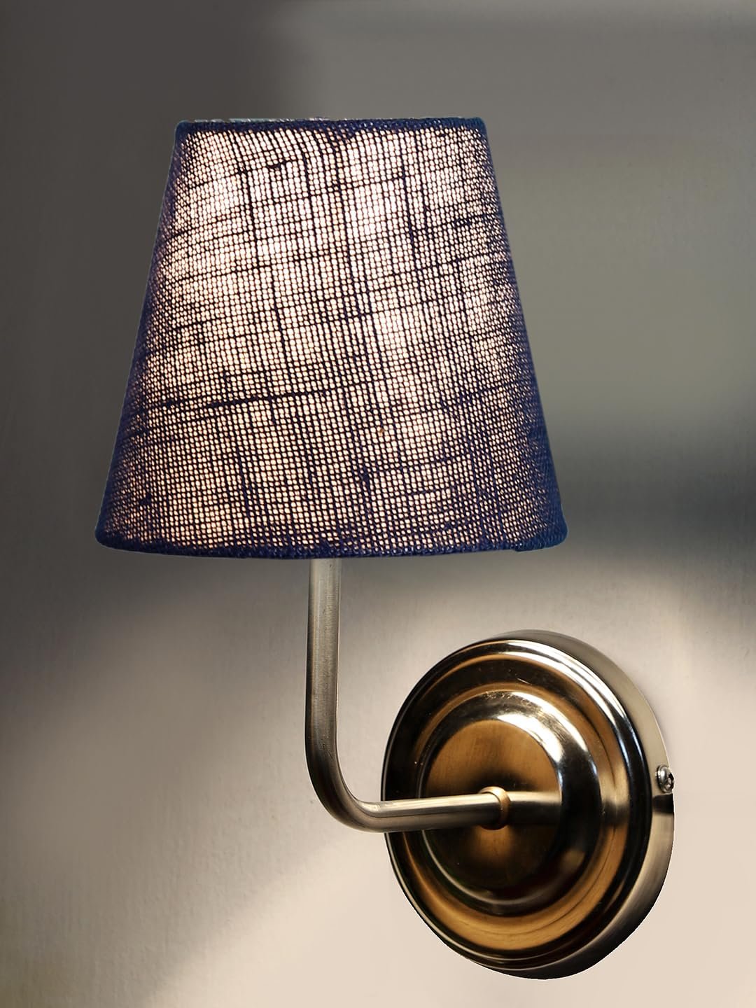 Multicolor Wall Lamp | Elegant Jute Material | Stylish Ambient Light for Home, Office, Living Room, Bedroom, Hallway | Modern Decorative Wall Sconce - Model DKV117