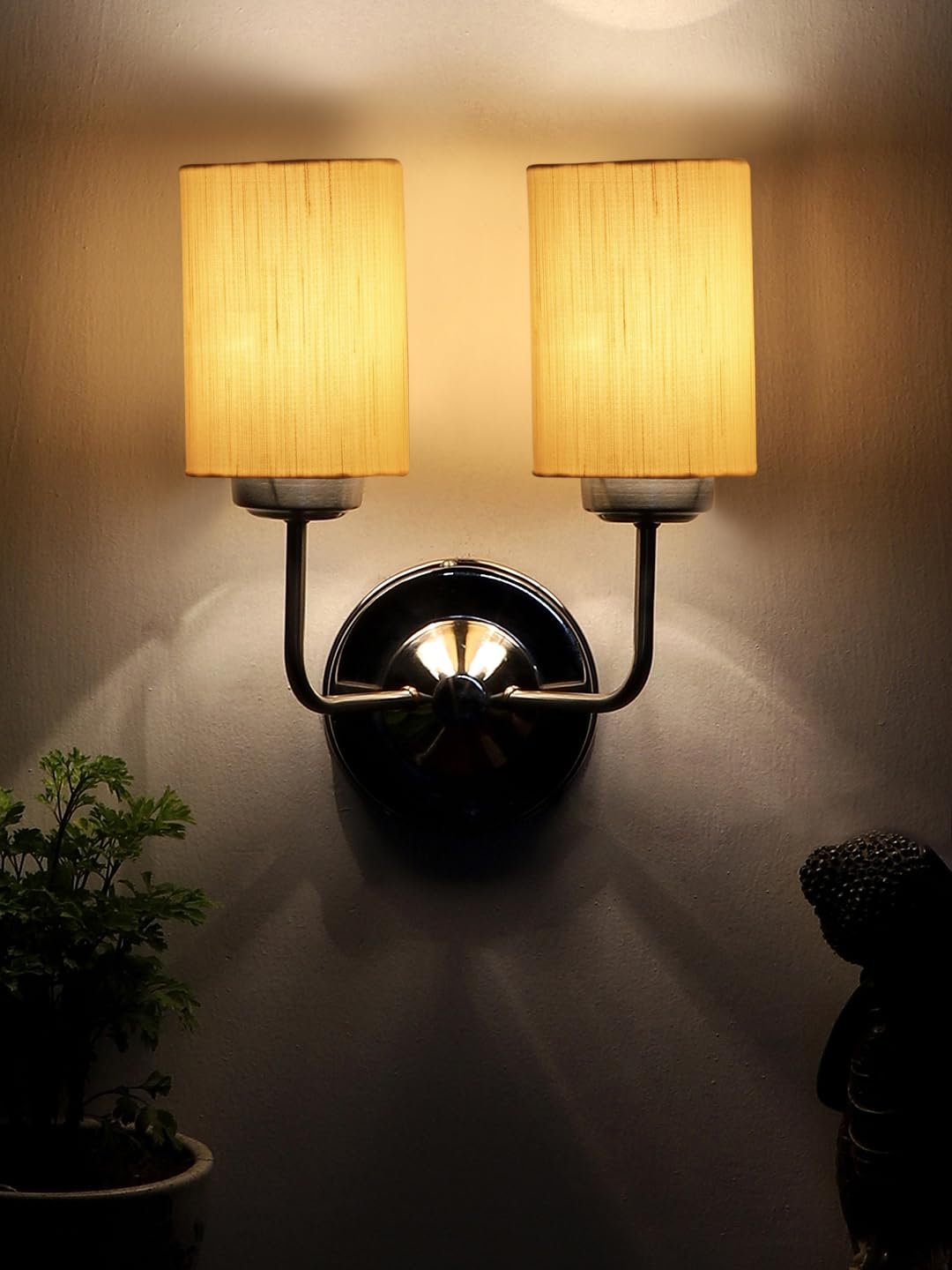 Multicolor Wall Lamp | Elegant Cotton Design | Stylish Ambient Light for Home, Office, Living Room, Bedroom, Hallway | Modern Decorative Wall Sconce - Model DKV61