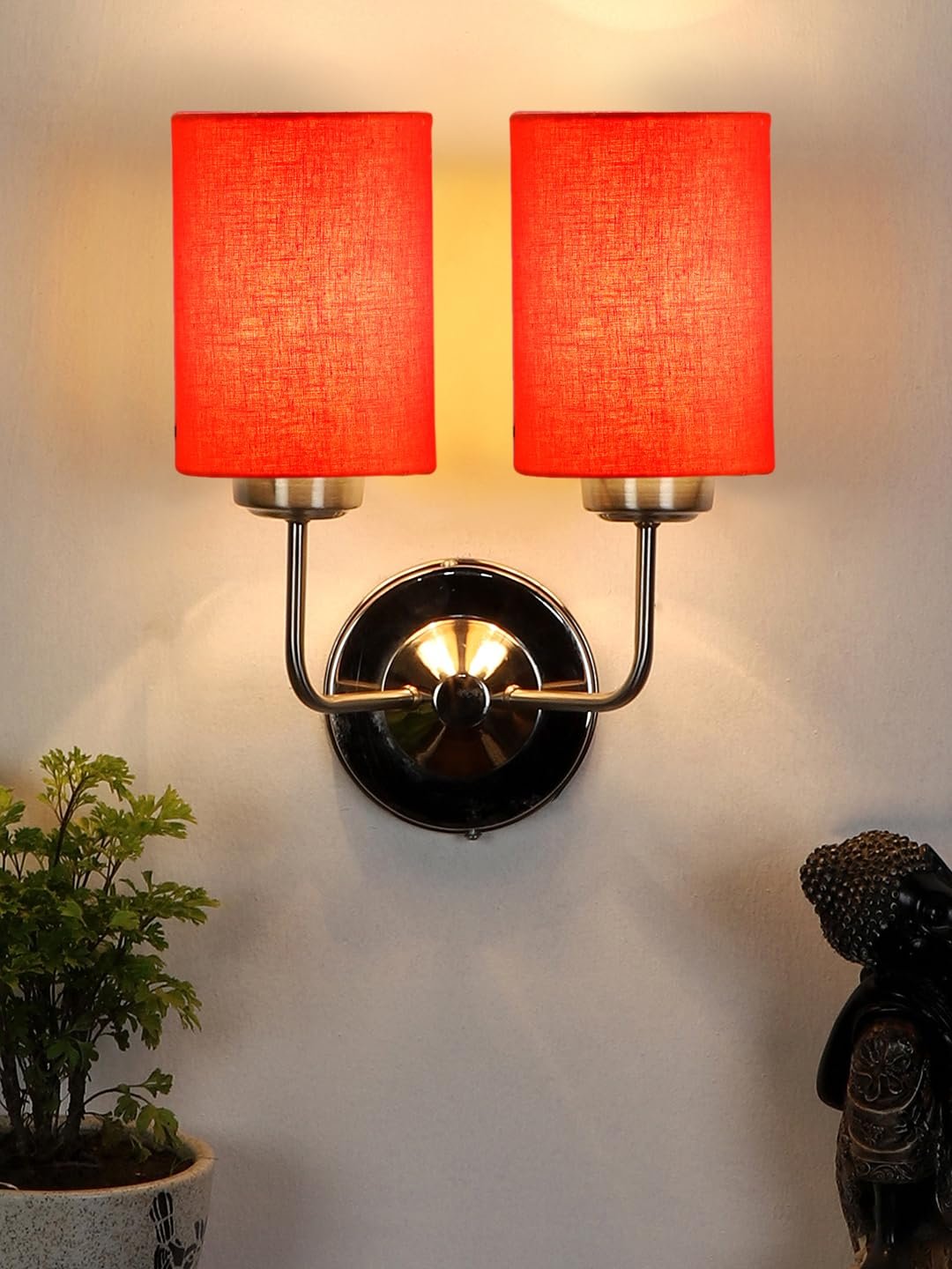 Multicolor Wall Lamp | Elegant Cotton Design | Stylish Ambient Light for Home, Office, Living Room, Bedroom, Hallway | Modern Decorative Wall Sconce - Model DKV64