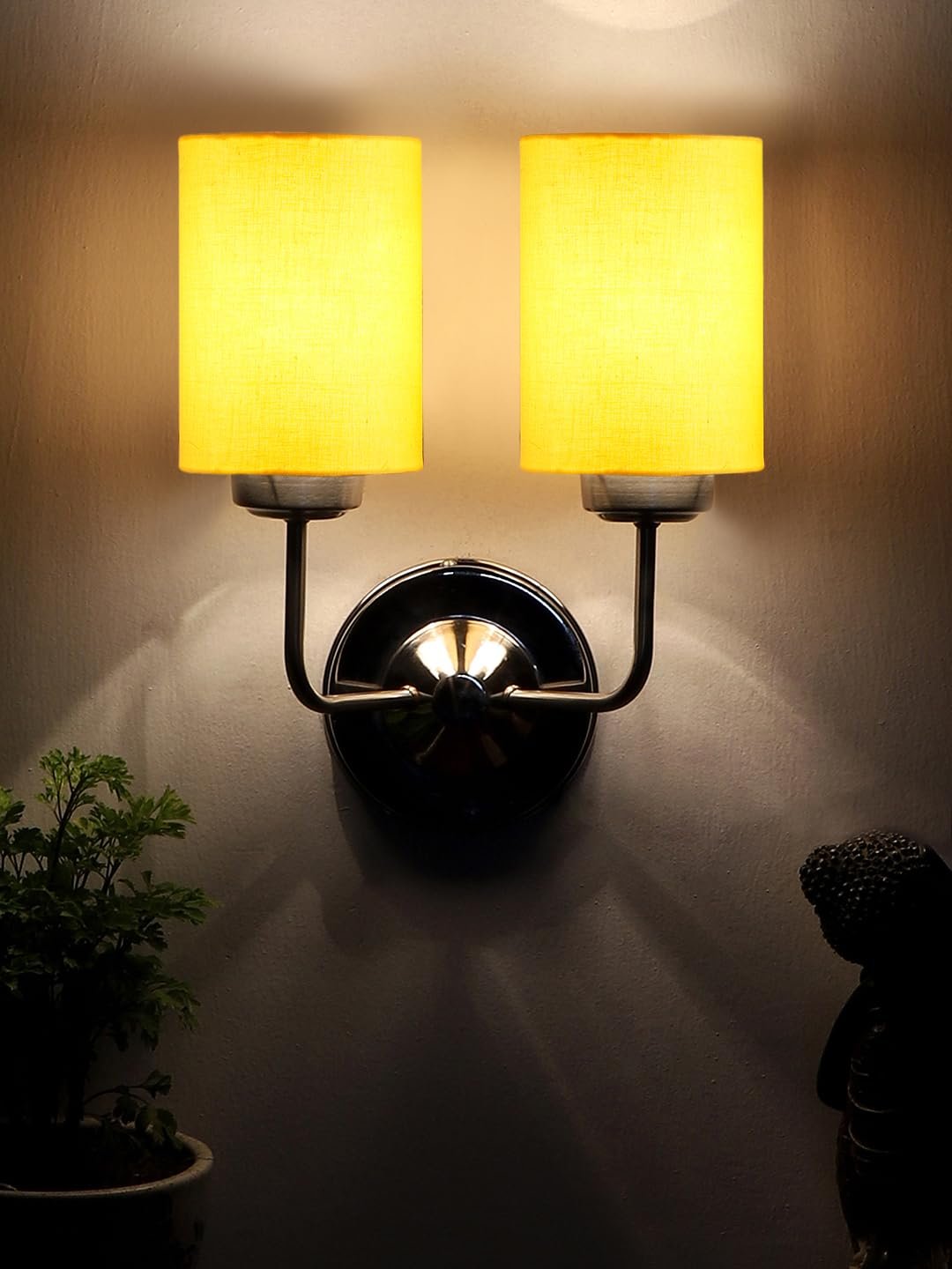 Multicolor Wall Lamp | Elegant Cotton Design | Stylish Ambient Light for Home, Office, Living Room, Bedroom, Hallway | Modern Decorative Wall Sconce - Model DKV65