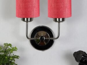Multicolor Wall Lamp | Elegant Jute Material | Stylish Ambient Light for Home, Office, Living Room, Bedroom, Hallway | Modern Decorative Wall Sconce - Model DKV70