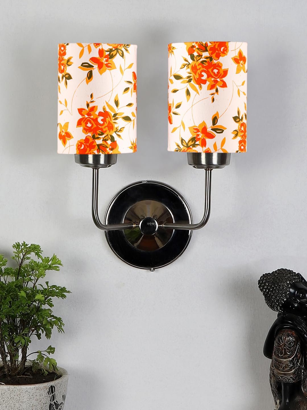Multicolor Wall Lamp | Elegant Cotton Design | Stylish Ambient Light for Home, Office, Living Room, Bedroom, Hallway | Modern Decorative Wall Sconce - Model DKV74