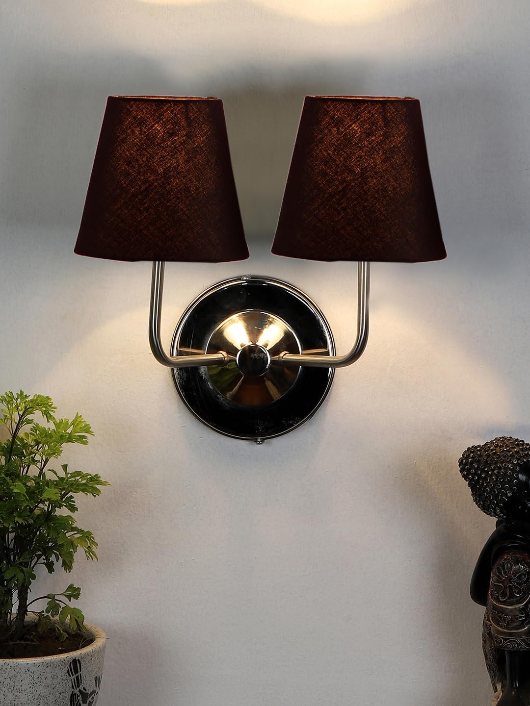 Multicolor Wall Lamp | Elegant Cotton Design | Stylish Ambient Light for Home, Office, Living Room, Bedroom, Hallway | Modern Decorative Wall Sconce - Model DKV92