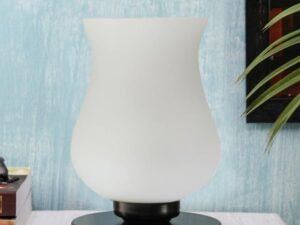 Multicolor Table Lamp | Artistic Mosaic Glass with Sturdy Wood Base | Decorative Ambient Light for Home D�cor | Perfect Blend of Modern & Traditional Style - Model DNM164