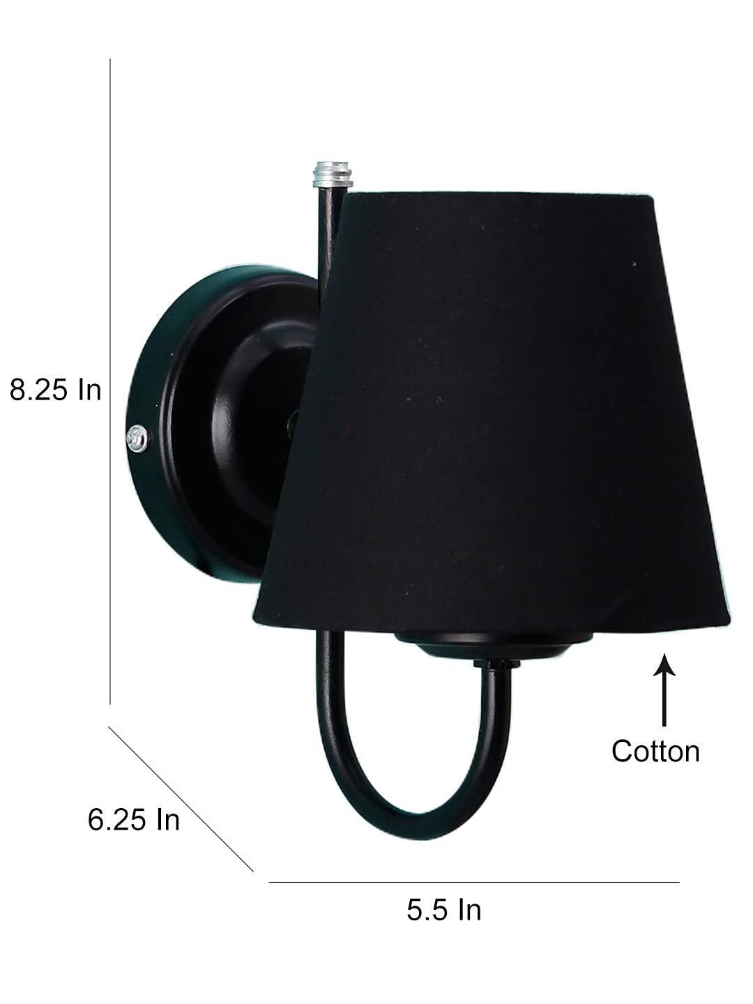 Multicolor Wall Lamp | Elegant Cotton Design | Stylish Ambient Light for Home, Office, Living Room, Bedroom, Hallway | Modern Decorative Wall Sconce - Model DRF02